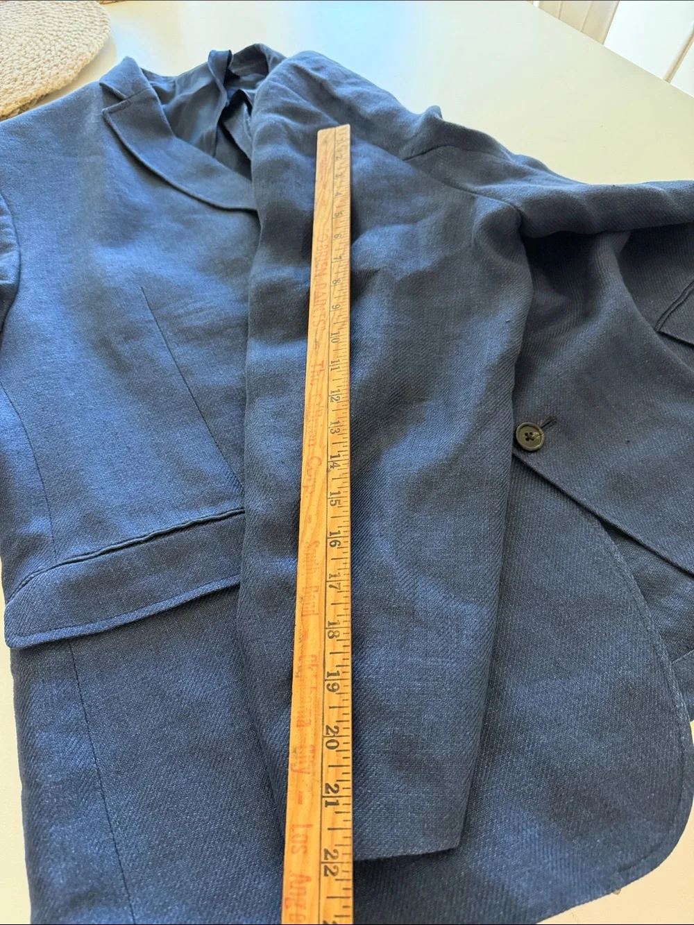 Lauren Ralph Lauren Blue Textured Sport Coat Sz 52L